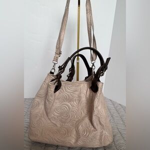 Debora leather shoulder purse